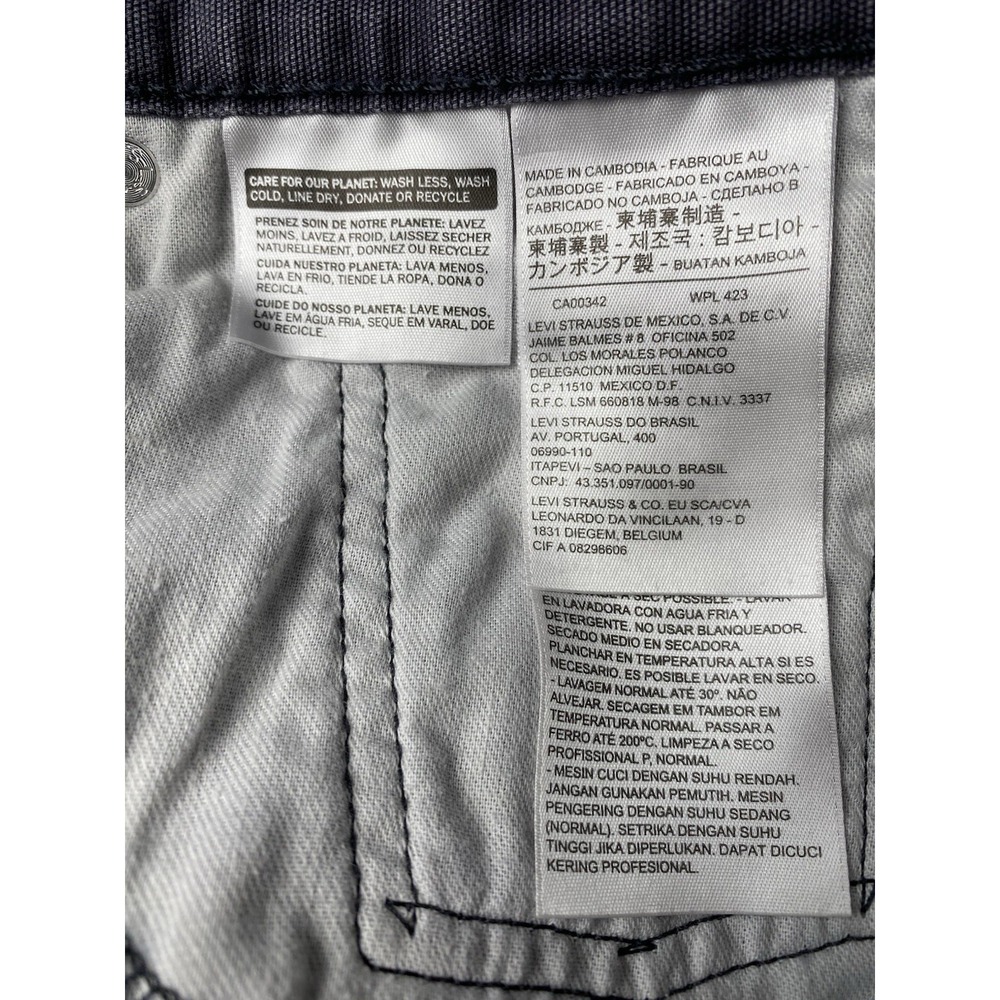 Levi's 514 Straight Fit Jeans Men's 31x32 Measured 30x31 Gray Light‎ Wash Denim - Picture 12 of 15
